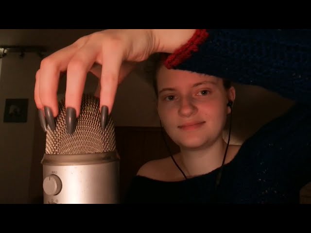 ASMR | Mic scratching & Mic tapping with long Nails (no talking)