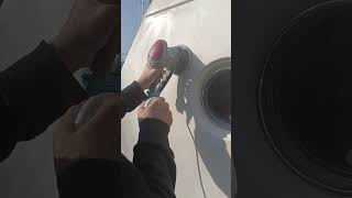 alten Gelcoat aufbereiten #gelcoat #boat #yacht #yachtservice
