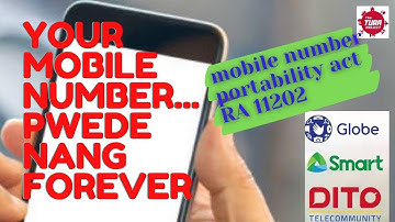 Mobile Number Portability | Your Mobile Number, Pwede Nang FOREVER!