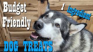 Budget Friendly 1 ingredient Dog Treat