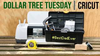 Personalized Tool Box with the Cricut - Dollar Tree Tuesday