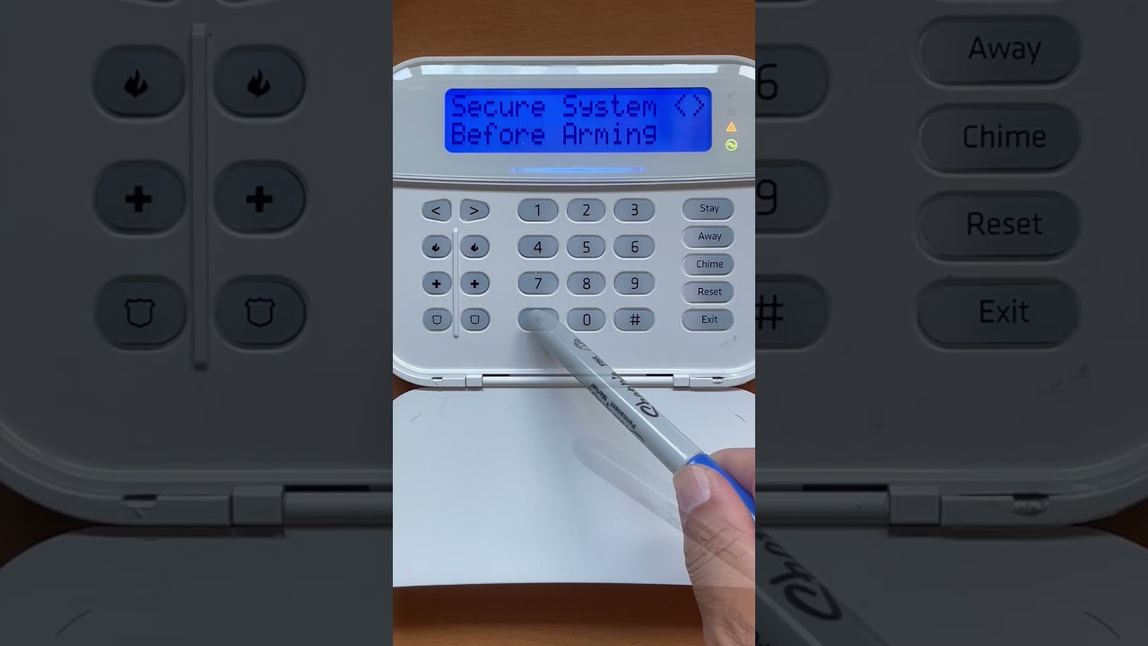 DSC NEO clear the keypad tamper trouble
