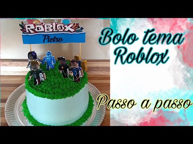 BOLO ROBLOX ROSA, POR POUCO NÃO FOI UM DESASTRE! 🥺😩, DICAS PRA NÃO SE  DESESPERAR!☺🙌