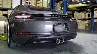 The porsche 718 cayman | boxster series can benefit tremendously from
a performance exhaust system. with this exhaust, your now has
beautiful t...