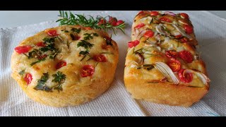 Focaccia Bread | Easy Without Oven Italian Bread |बिना ओवन  बनाये स्वादिष्ट इटैलियन फोकासिया ब्रेड