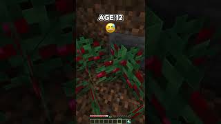 How to Escape Minecraft Traps In Every Age😱🤯 (World's Smallest Violin) #shorts #minecraft