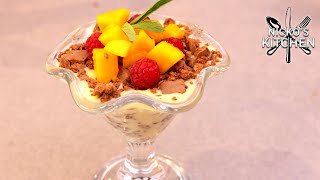 Tim Tam Fruit Custard Crunch 🍫 5 Minute Dessert