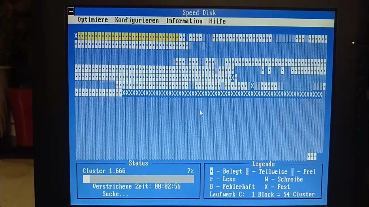 Norton Speed Disk Defragmenting a hard disk YouTube