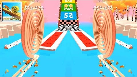 Spiral Roll - Level 50-53 | Gameplay Walkthrough Part 9 [Android & iOS]