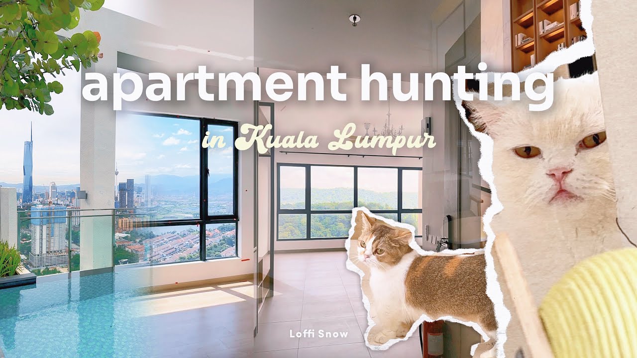 vlog | apartment hunting , touring 9 apartments with prices | cat cafe hopping 🐈 | apple store @TRX