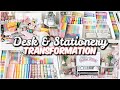 Desk  stationery organization makeover  work from home youtuber