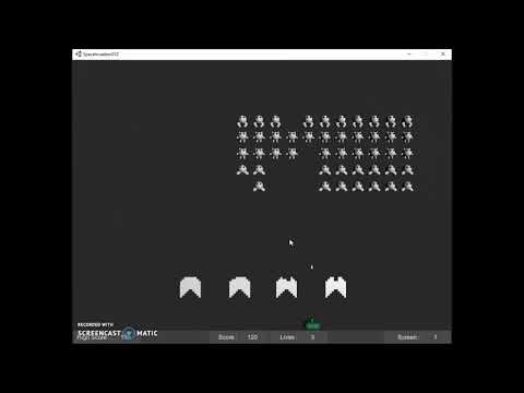 Space Invader Demo in Unity 3D