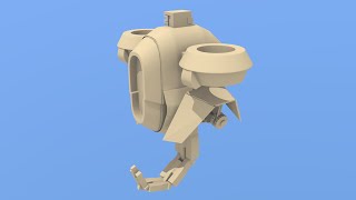 Sci-Fi Drone Modeling Timelapse