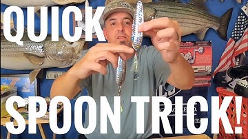 Get Your Spoons DEEPER with this QUICK TIP. Jigging, Casting and Trolling