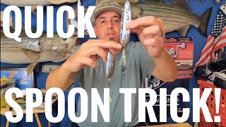 Get Your Spoons DEEPER with this QUICK TIP. Jigging, Casting and Trolling