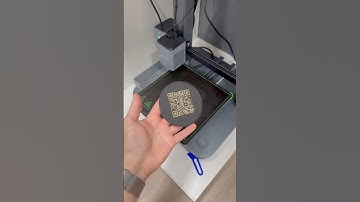 Dare to Scan the 3D Printed QR Code? 😂 #ankermake #ankermakem5c #shorts #3dprinting #diy