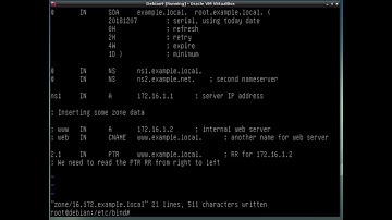 How to configure a DNS master reverse zone in a Linux System with BIND software
