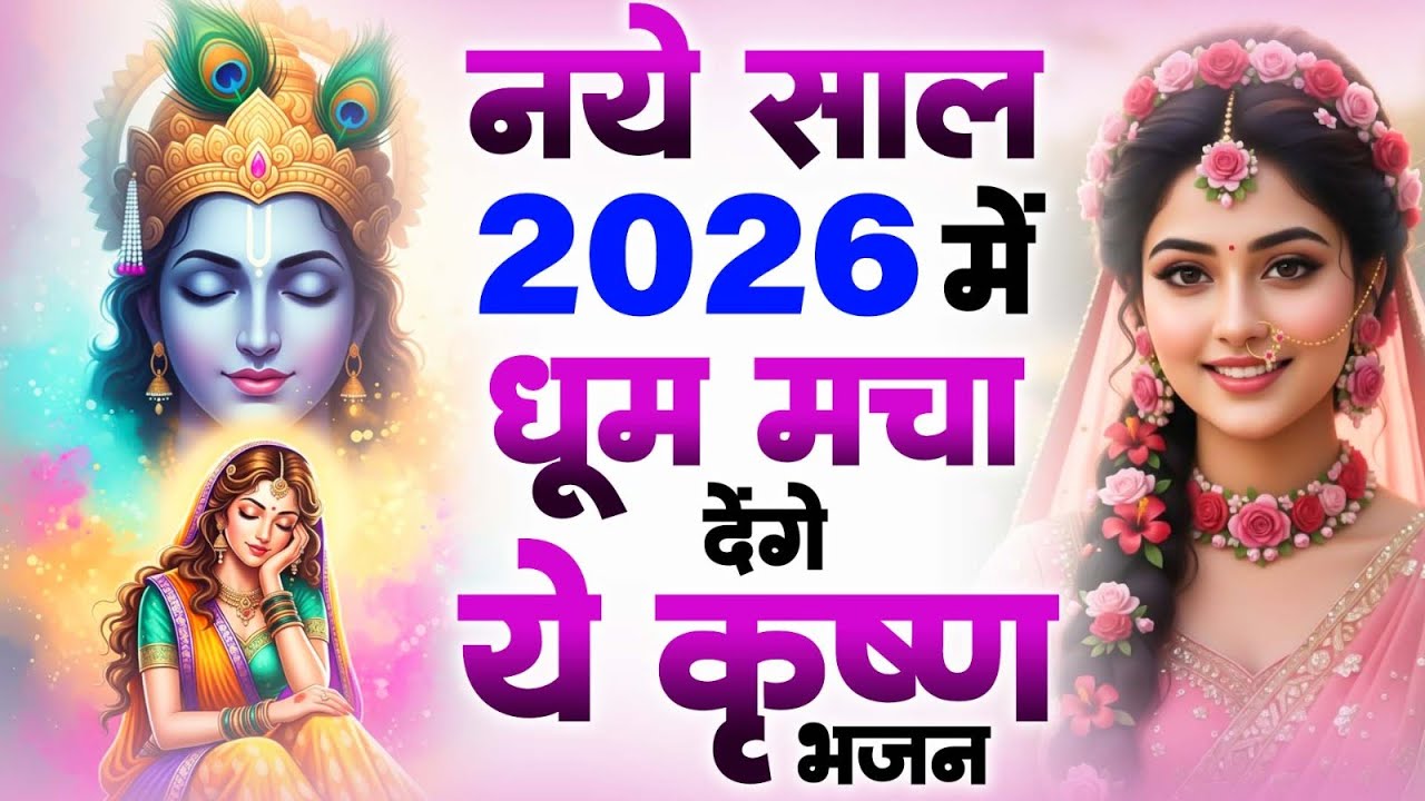 टॉप 10 कृष्ण भजन 2026 | Nonstop Krishna Bhajan | Krishna Bhajan 2026,राधा कृष्ण भजन | कृष्ण भजन 2026