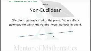 Glossary-Non-Euclidean