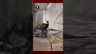 Heroico rescate: perrito atrapado en un arroyo es salvado en Nuevo León