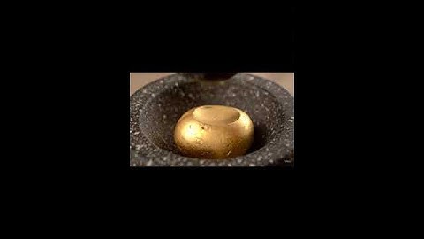 Crushing a SOLID GOLD Nugget! 😱 Satisfying Sona ASMR