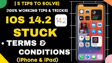 iOS 14.2 Update Stuck Terms and Conditions On iPhone & iPad - [100% Fixed]