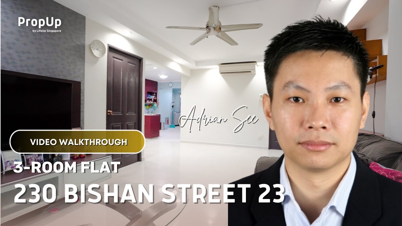 230 Bishan Street 23 4 Room HDB Video Walkthrough - Adrian See