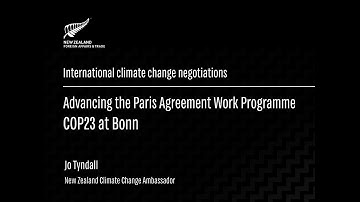 Climate change stakeholder briefing