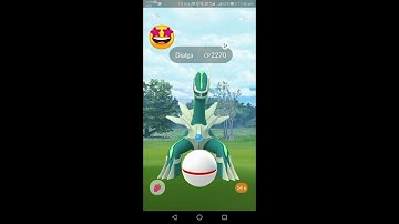 SHINY DIALGA ON FIRST RAID | POKEMON GO