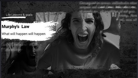 Murphys Law। Anything That Can Go Wrong Will Go Wrong। Life Lessons & Goals