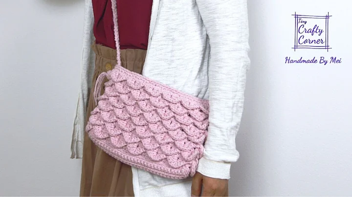 Learn the Crocodile Stitch and make a stylish crochet bag!