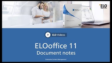 ELOoffice 11 - Document notes