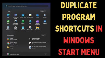 How to Fix Duplicate Program Shortcuts in Windows Start Menu on Windows 11