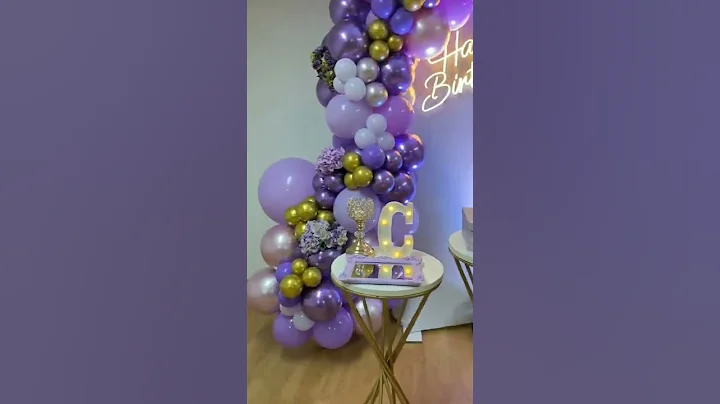 birthday decoration || hiren events short videos#decoration#shorts#viral#balloon