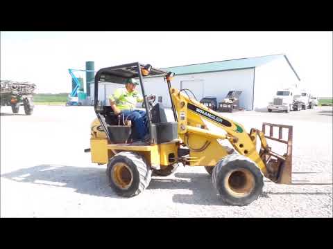 2000 Willmar Wrangler 4500 wheel loader for sale | no-reserve Internet  auction October 17, 2017 - YouTube