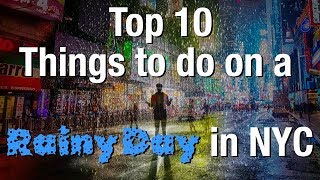 Top 10 Things to do in New York City on a Rainy Day ! ☔ (NYC Travel Tips)