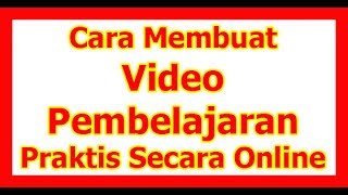 Silakan subscribe channel ini jika bermanfaat https://goo.gl/gquyfb
cara cepat membuat video pembelajaran di website powtoon gratis secara
online, dengan wat...