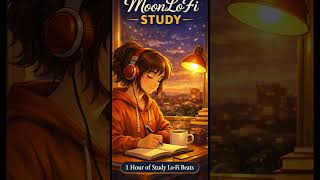 MoonLoFi • Study Beats 📚  Concentration Vibes P2 #shorts #lofi   #focusmusic