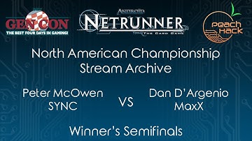 Netrunner - SYNC vs. MaxX - GenCon 2016 NA Championship - Winner