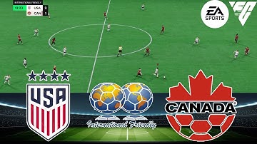 FC 25 - USA W vs Canada W 20/12/2025 - International Friendly - Gameplay PS5