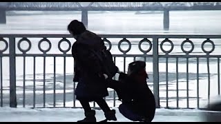 NorthKorea:One winter day-pyongyang 北朝鮮 ある冬の日(平壌の世界588)