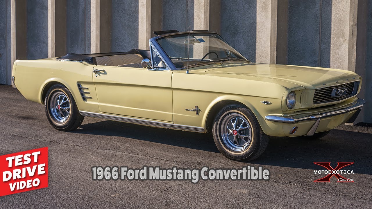 1966 Ford Mustang C-Code Convertible | Motoexotica Classic Cars