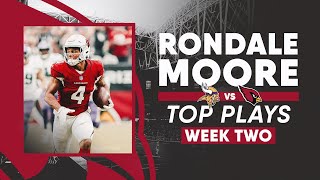 Rondale Moores Top Plays Vs. Vikings Arizona Cardinals