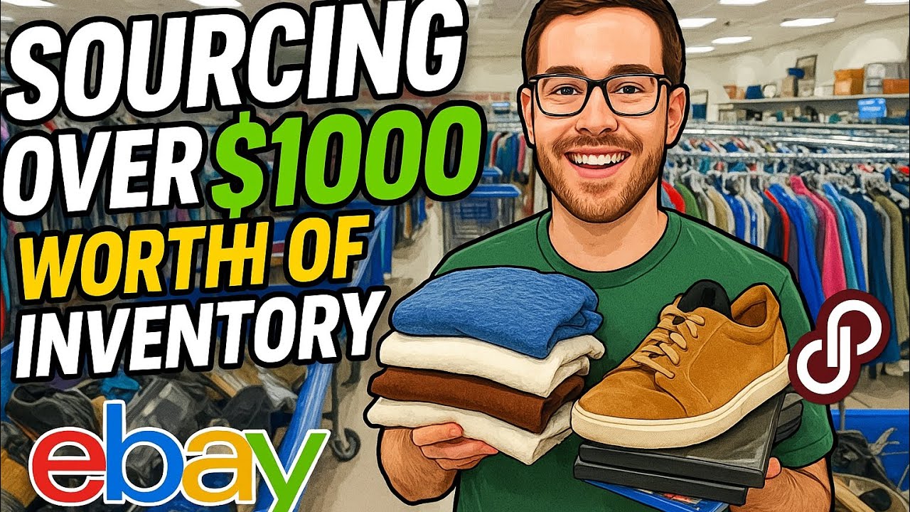 Поиск товаров на сумму более 1000 долларов для продажи на eBay и Poshmark!