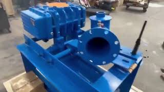 Model M Roots Blower with strong air pressure, widely used in pneumatic conveying, wastewater