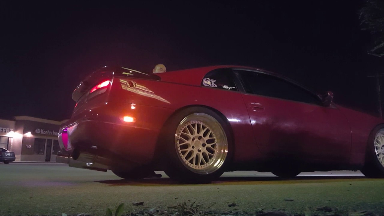 300zx Z32 Beer rev limiter backfire YouTube
