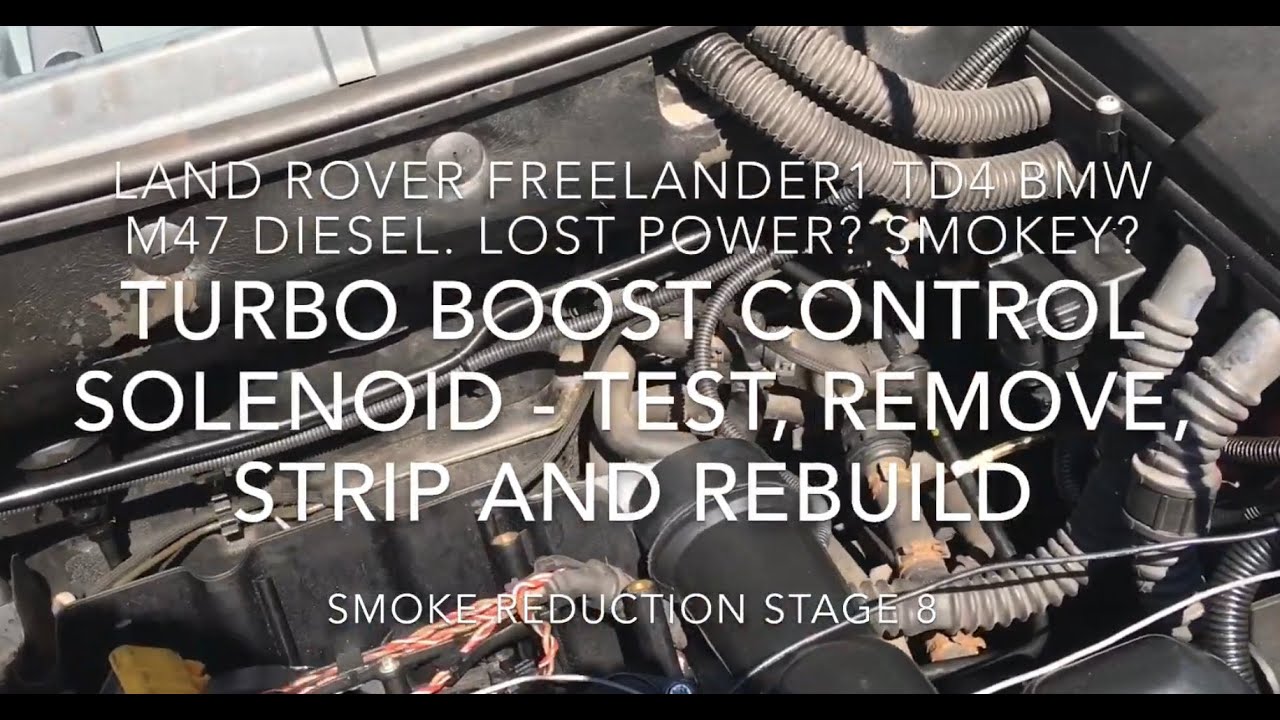 How To Remove, Strip And Rebuild: Turbo Boost Control Solenoid. Freelander Td4 - Youtube