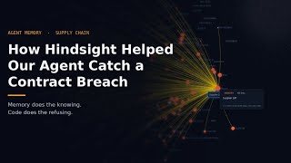 Memory Agent for Supply Chain Management System |  An AI Agent That Remembers Every Supplier Promise Update