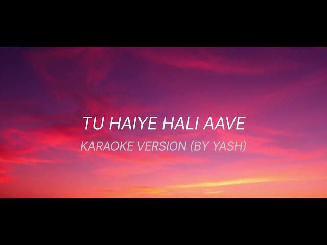 Tu Haiye Haali aave (karaoke)❤️‍🩹