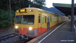 三岐鉄道 ８０１系「普通」西藤原駅 発車シーン【310】